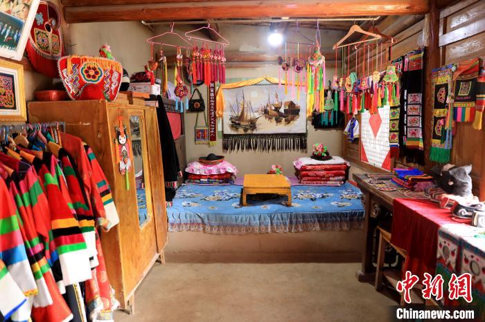 圖為土族文化展示。 薛蒂 攝 圖為土族文化展示。 薛蒂 攝