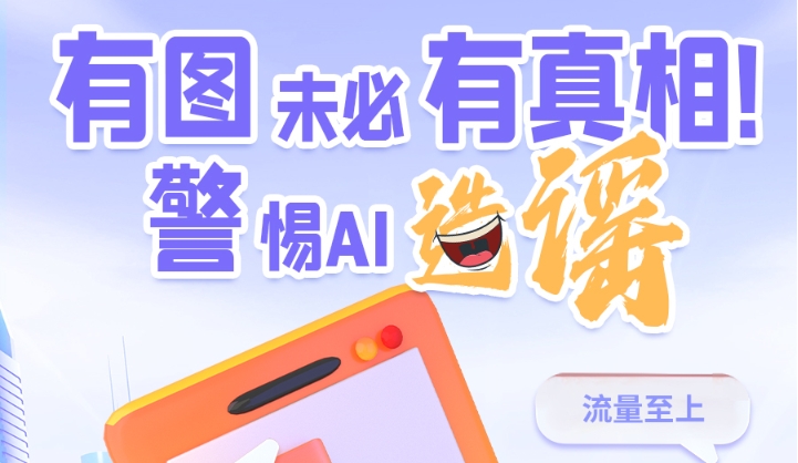 圖解|有圖未必有真相 警惕AI造謠!